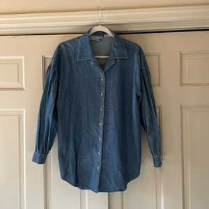 Bonjour chambray button up shirt